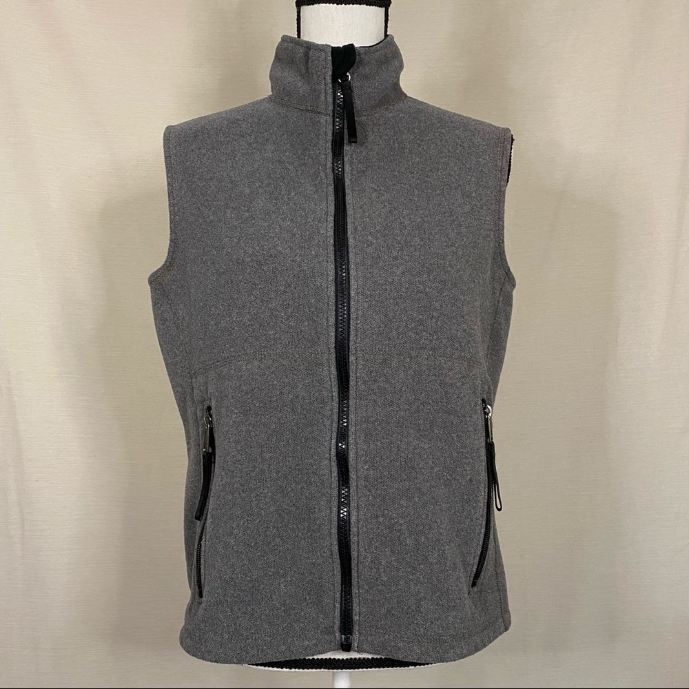 Mountain Hardwear Fleece Zip Up Vest 8 Gray